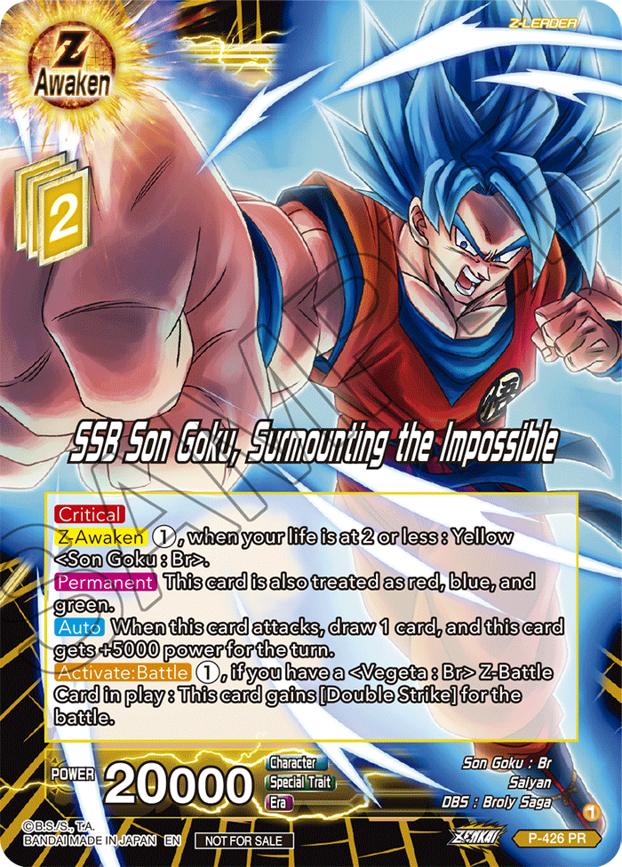 SSB Son Goku, Surmounting the Impossible